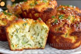 COTTAGE CHEESE MUFFINS for a SAVORY healthy breakfast! High Protein, No Flour!