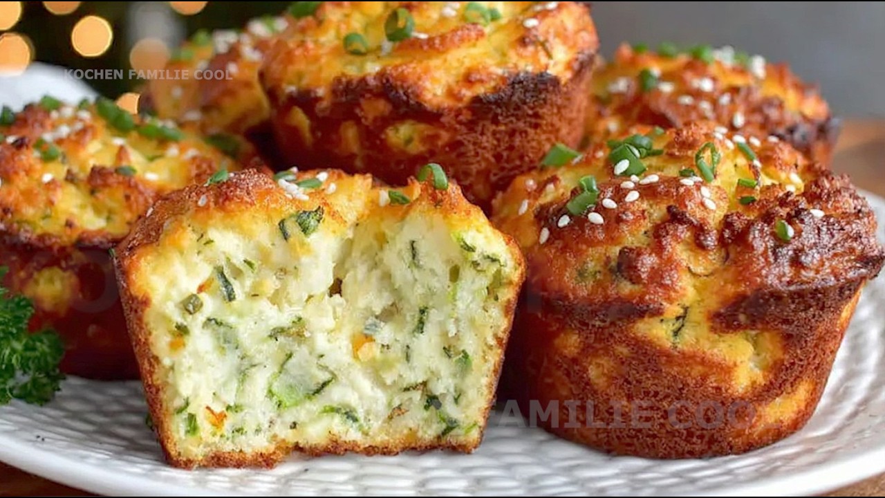 COTTAGE CHEESE MUFFINS for a SAVORY healthy breakfast! High Protein, No Flour! COTTAGE CHEESE MUFFINS for a SAVORY healthy breakfast! High Protein, No Flour!