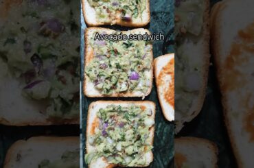 avocado sendwich super tasty and healthy #shortvideo #sandwich #avocado #tasty #healthy #ytshorts