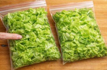 Stop Wasting Lettuce! How to Keep It Fresh, Crisp, and Green for Weeks|Clever Tricks