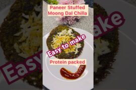 High Protein Palak Moong Dal Cheela | Healthy Weight Loss Breakfast Recipe | No Rice No Soda #eatfit