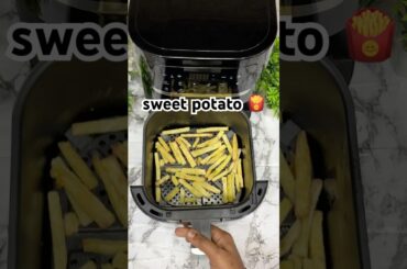 Crispy Sweet Potato Fries in Air Fryer | Easy & Healthy Recipe