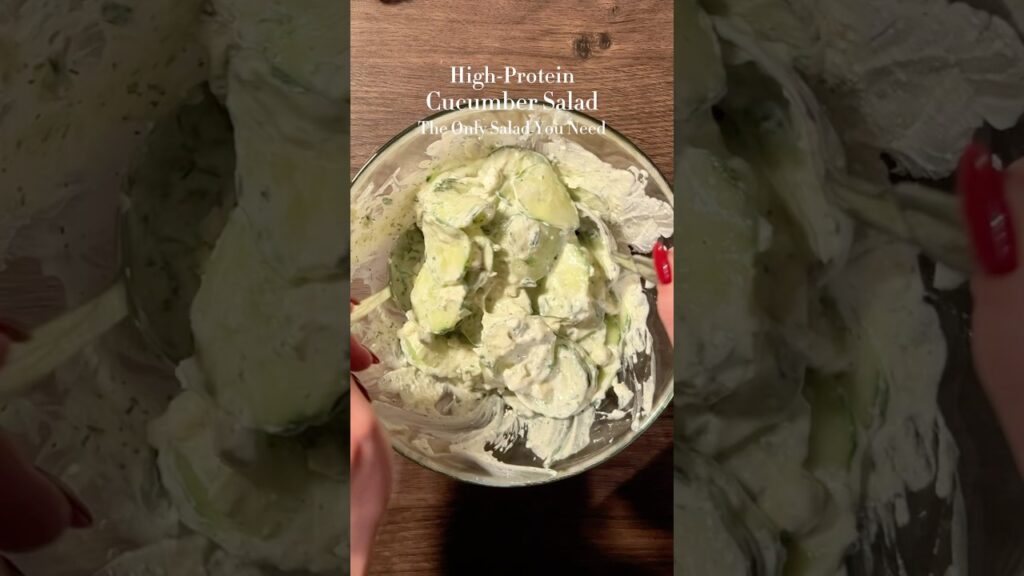High-Protein Cucumber Salad | Healthy Recipes 6/30