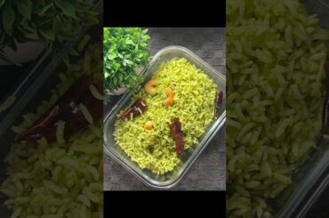 Lunch box-1 |5-Minute Coriander Lunchbox Rice | Quick & Healthy #youtubeshorts #ytshorts #lunchbox