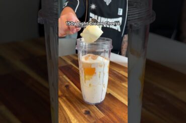 Healthy & Easy High Protein Biscoff Cheesecake! #highprotein #cheesecake #fatloss #easyrecipe