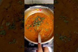 Mashroom Masala | Quick and Easy.... Mashroom Masala Recipe | Healthy Dinner Ideas | #shorts #viral