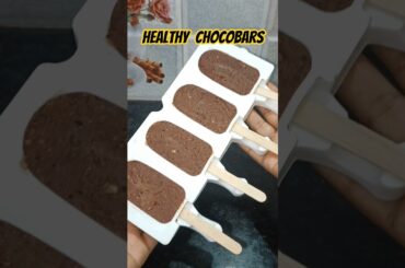 healthy chocobar recipe #chocobar #chocolate #healthyicecream #icecream #shorts #viral #food#recipe