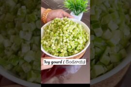 Lunch recipes 2| Dondakaya fry #shorts#shortsfeed #curry #village #food #yummy #viral #healthy #fry