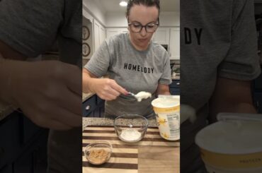 High protein sweet treat! #highprotein #snacks #easysnacks #recipe