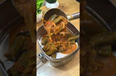 Lunch Recipe: Rice n vendakkai kulambu |snacks n fruit #shortsfeed #lunchideas #lunchbox