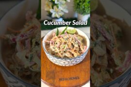Cucumber Salad #salad #recipe #shorts