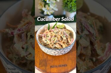 Cucumber Salad #salad #recipe #shorts