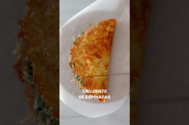 Crujiente de espinacas #saludable #receta #cena