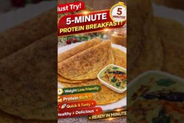 Instant, Crispy, Healthy & Protein rich Recipe for Breakfast, Lunch & Dinner | #chilla #besanchilla