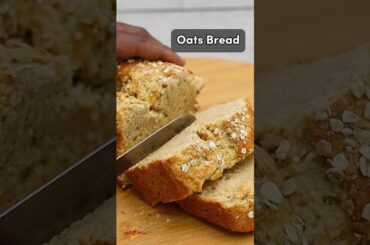 Soft & Fluffy Oats Bread Recipe | No White Flour, No Stress #homemade #bread
