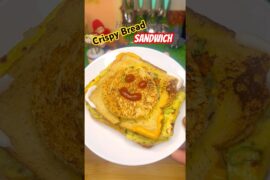 Crispy Bread sandwich | Quick & Easy Street Style Egg Bread Omelett #shorts #egg #food #sandwich