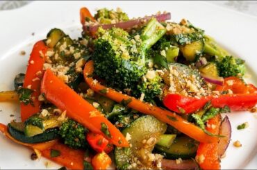 Spicy Zucchini & Broccoli Salad | Quick & Easy Home Recipe | Veggies Never Boring