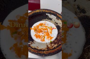 Healthy dinner carrot onion chilly uthappam comes dosa #healthydinner #cookingvideo #shorts #cooking