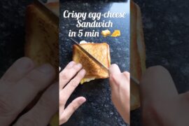 Egg Cheese Sandwich Recipe | The Childhood Plate | Crispy Healthy Breakfast Recipe