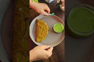 High Protein Moong Dal Chilla Recipe | Healthy Breakfast | 25g Protein