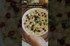 Crunchy and Healthy protein rich Raita | Makhana Raita #youtubeshorts #shorts #reels #viral #raita
