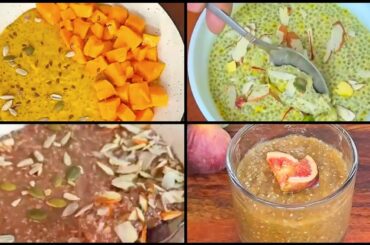 Chia Pudding in 4 ways | Healthy Breakfast Recipes | Chia Pudding for Weight loss | Healthy Pudding