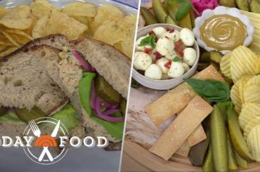 Tuna Sandwich, Stuffed Mushrooms, Snack Plate: Get the Recipes!