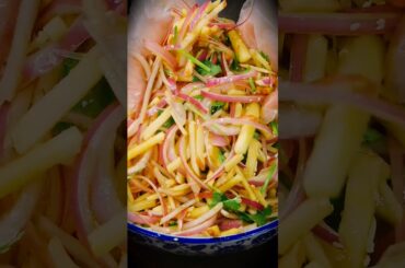apple with onion salad | #shorts #apple #onion #saladrecipe #viralvideo