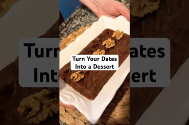 3 Ingredient Dates Halwa (Healthy & High Fibre) #recipe #shorts