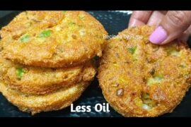 No Flour No Maida Only 5 minutes Healthy Breakfast Recipes For Tiffin Quick Dinner Recipe