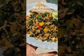 High Protein Methi Tofu Bhurji | Iron Rich Vegan Recipe | Weight Loss, PCOS Friendly #shorts #vegan