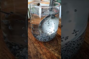 Morning healthy drink |Sabja Seeddrink | #shorts#trending#superfood#basilseeds#chiaseedsdrink