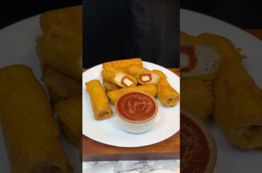 Bread Paneer Roll ASMR Cooking #shorts #food #cooking #asmr #recipe #sounds #crunchytreats #snacks