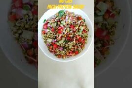 No GAS RECIPE | High Protein Salad | Sprouts Breakfast Recipe | #fabrasoi  #shorts