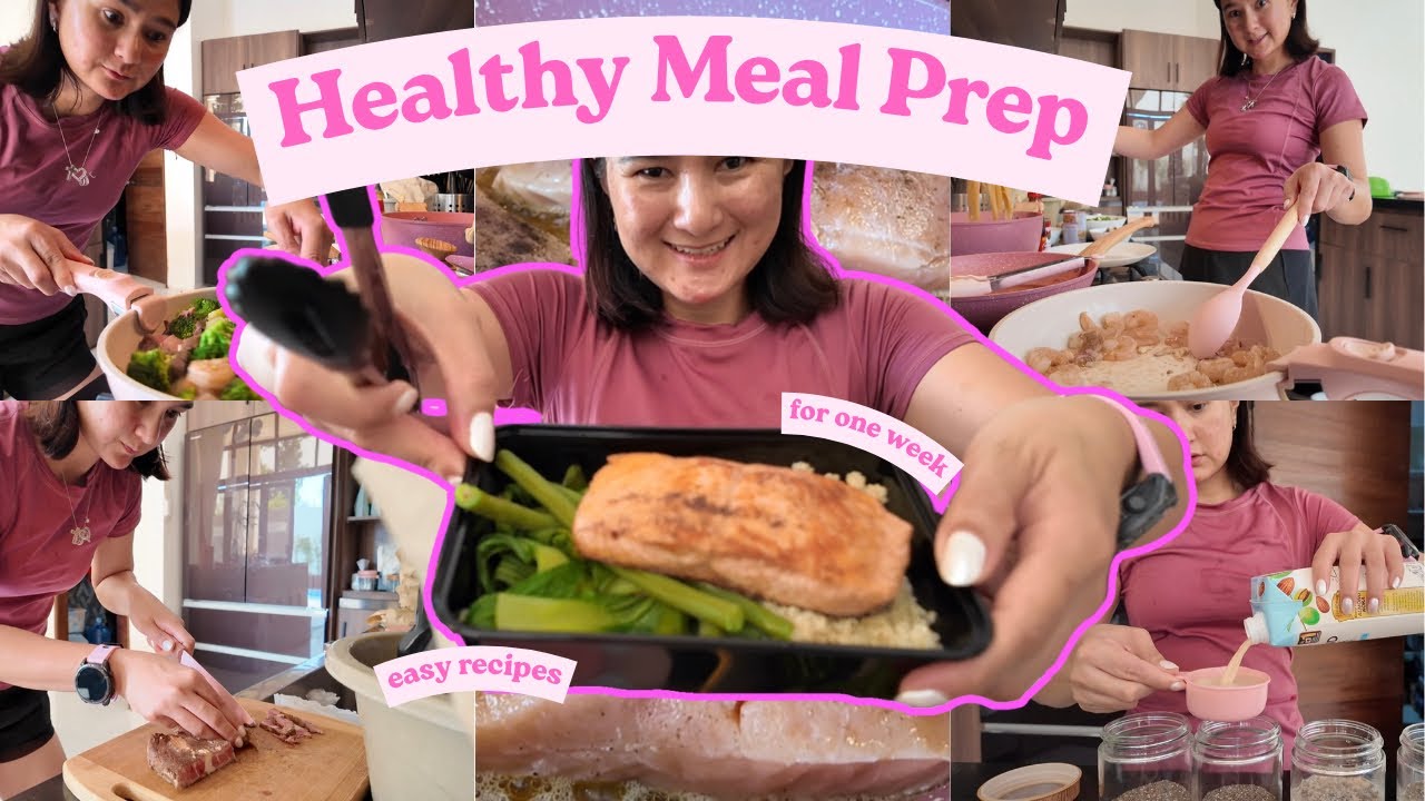 Healthy Meal Prep for 1 Week | Easy Recipes Healthy Meal Prep for 1 Week | Easy Recipes