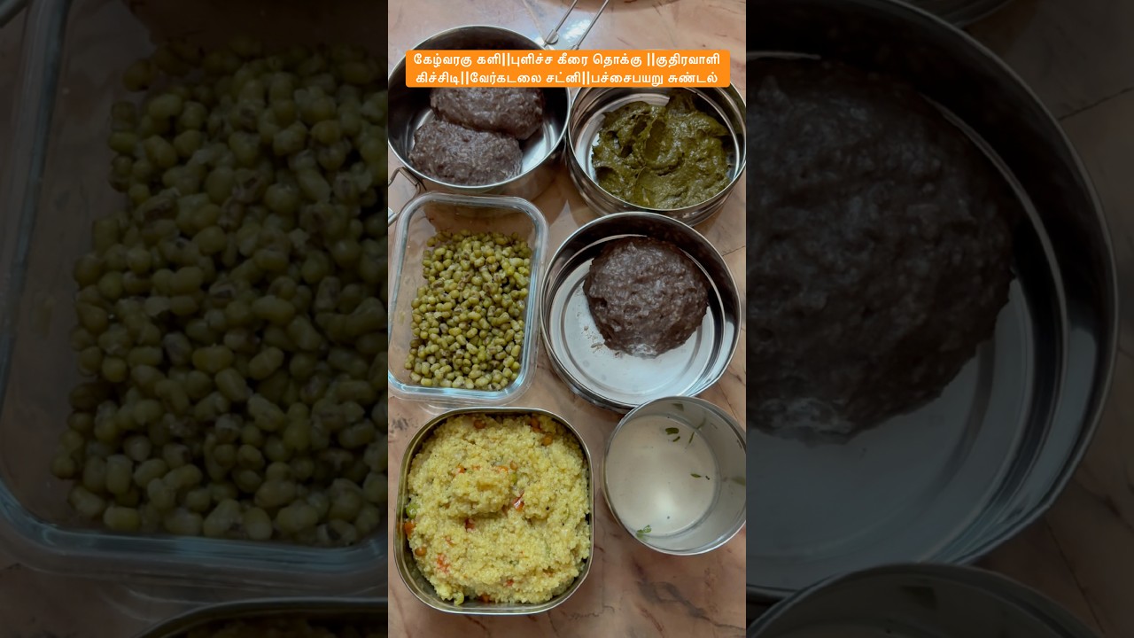 Series 11-Millet Breakfast & Healthy Lunch | Kuthiraivali Khichdi + Ragi Kali Series 11-Millet Breakfast & Healthy Lunch | Kuthiraivali Khichdi + Ragi Kali