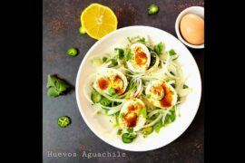 Easy Healthy Egg Salad | Protein Salad | Salad in 60 seconds | Huevo Aguachile | Mexican Salad