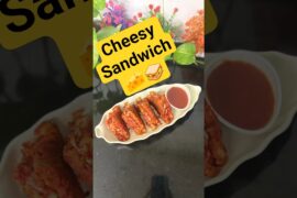 Cheese lovers, guilt-free protein bomb ready! | Simple Cheese Sandwich #sandwich #shorts #trending