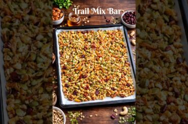 Trail Mix Bar | Healthy Snack Recipe #recipe #food #healthyfood #shalinirecipeandmore