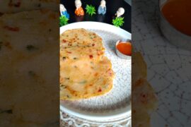 Instant Suji Chilla Recipe | 10 Min Crispy & Healthy Breakfast  #shorts  #easyrecipe