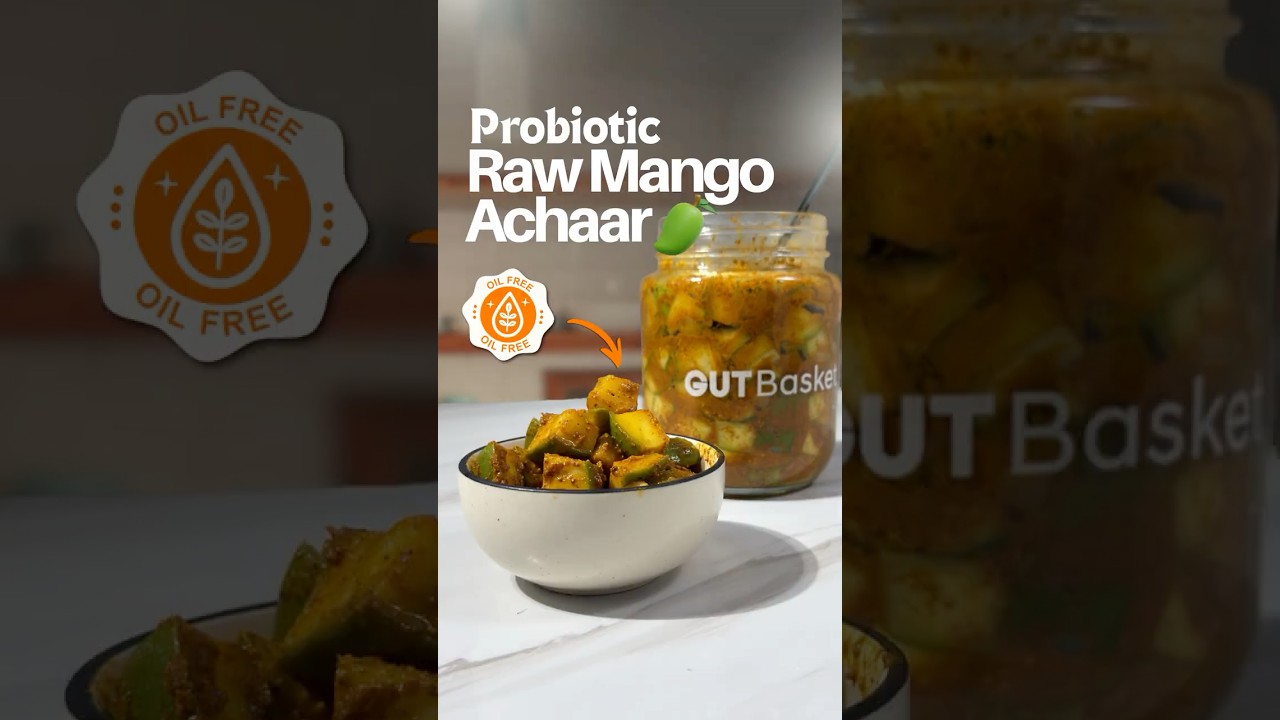 Probiotic Oil Free Raw Mango Pickle #recipe #food #healthyfood #fermentation #healthyrecipes Probiotic Oil Free Raw Mango Pickle #recipe #food #healthyfood #fermentation #healthyrecipes