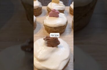 Low Calorie Healthier Frosted Banana Muffins