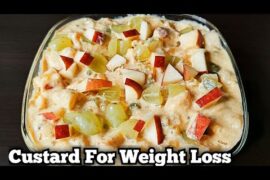 Sugar free Custard Without Custard Powder  Healthy Weight Loss Dessert Recipe | Weight Loss Recipe