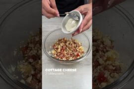 Healthy, nutritious, and low-calorie breakfast! #foodrecipe #cooking #food #shorts