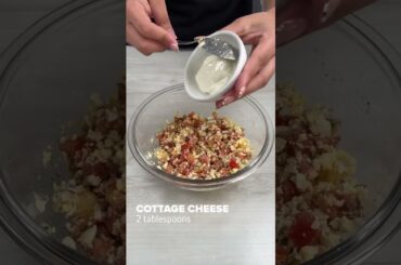 Healthy, nutritious, and low-calorie breakfast! #foodrecipe #cooking #food #shorts