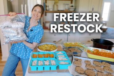 I Filled My Freezer with From-Scratch Meals (2-Day Cooking Marathon)