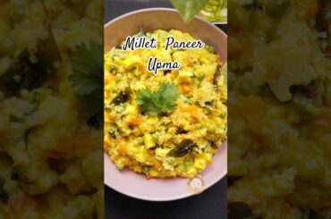 Barnyard Millet Paneer Upma | High Protein Healthy Meal | Samak Khichdi Style #youtubeshorts #food
