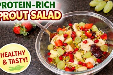 Protein-Rich Sprout Salad Recipe | Healthy & Tasty Breakfast