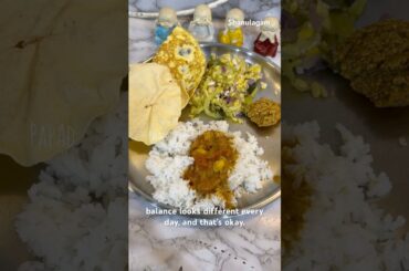 On my plate | my balanced lunch ideas | healthy living | Shanulagam