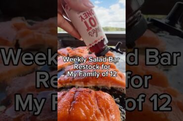 Weekly Salad Bar Restock for My Family of 12